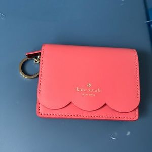 New Kate spade magnolia street Piper wallet guava